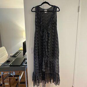 Misa Los Angeles Mari Dot-Print Sleeveless Dress